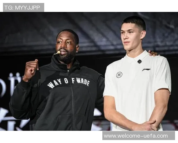 韦德亲临签约仪式李宁品牌韦德之道与篮网新秀杰明达成合作